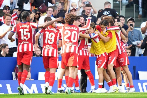 Atletico đang có thành tích sân khách tương tự hai mùa vô địch La Liga. Ảnh: Sofascore