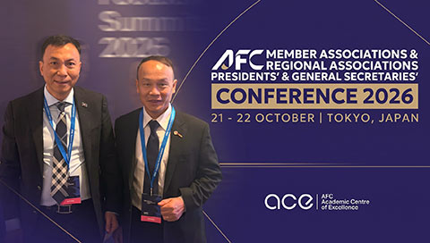 Chủ tịch VFF Trần Quốc Tuấn và Tổng thư ký Nguyễn Văn Phú sẽ tham dự Hội nghị AFC tại Nhật Bản