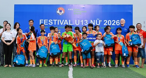 Festival U13 nữ 2026 - Chương trình phát triển bóng đá nữ do FIFA hỗ trợ 