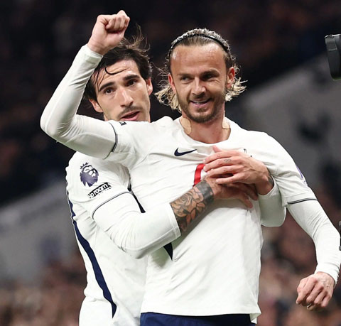 Maddison có màn thể hiện tốt trước Coventry