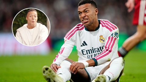 Mbappe vẫn giữ thói quen không dùng lót giầy mỗi khi thi đấu