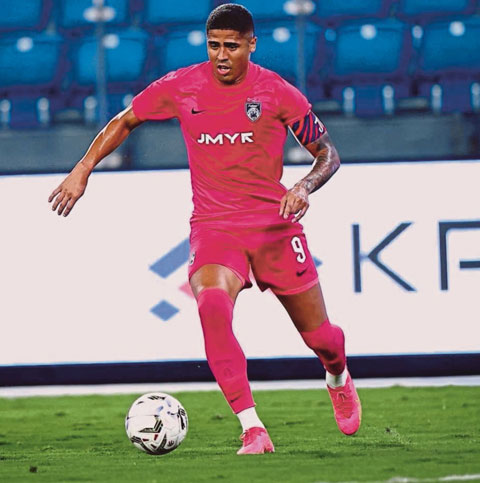 Bergson da Silva là thành viên của ĐT Malaysia. Ảnh- NST