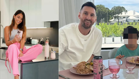Gia đình Messi duy trì thói quen ăn uống lành mạnh