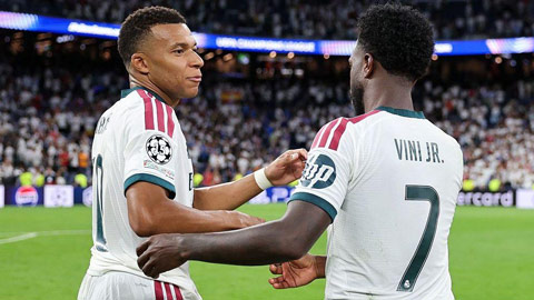 Mbappe đứng về phía Vinicius