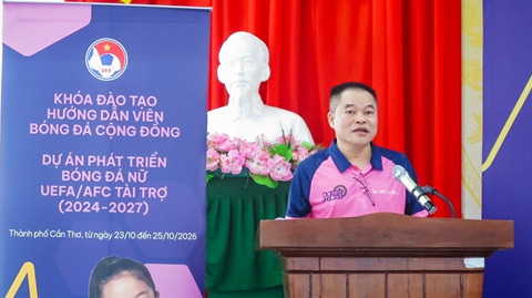 Ông Lưu Quang Điện Biên phát biểu ở lễ khai mạc