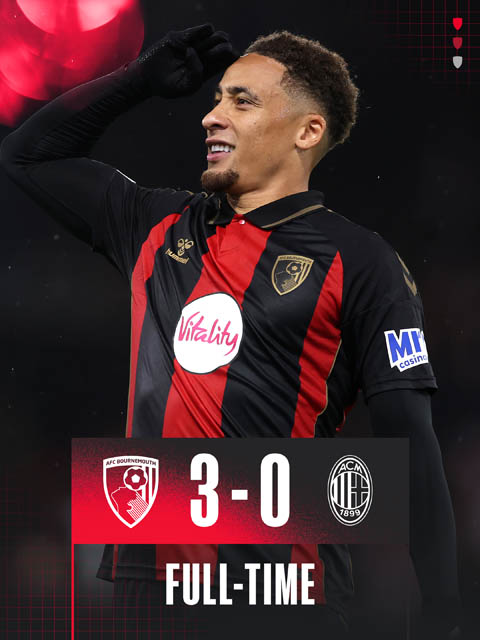 Bournemouth xuất sắc hạ Milan