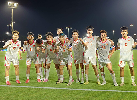 U17 Việt Nam đang tập huấn tại Hàn Quốc chuẩn bị cho World Cup. Ảnh: VFF