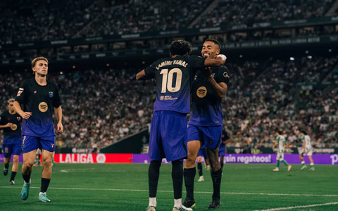 Barca đang thể hiện được sức mạnh áp đảo mùa này