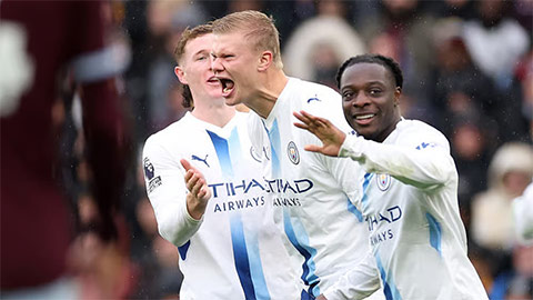 Haaland tiếp tục khai hỏa trong màu áo Man City