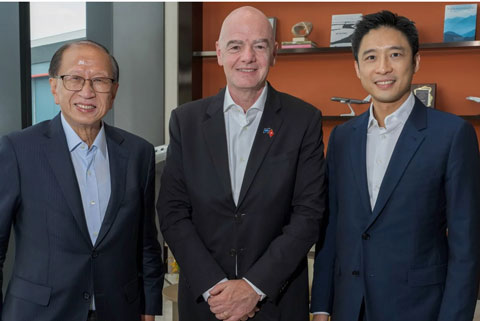 Chủ tịch FIFA Gianni Infantino đến Hồng Kông gặp gỡ các quan chức LĐBĐ nước này