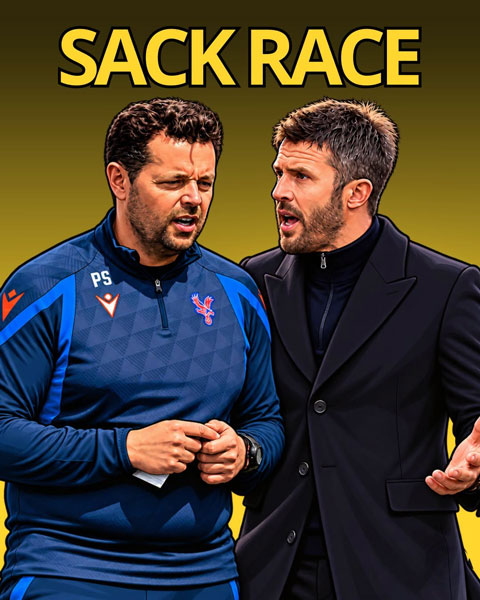 Sage và Carrick đang là những HLV có nguy cơ bị sa thải cao nhất tại Premier League