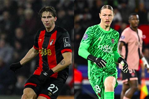 Zabarnyi hồi còn khoác áo Bournemouth và Safonov chỉ "tương tác như đồng nghiệp"