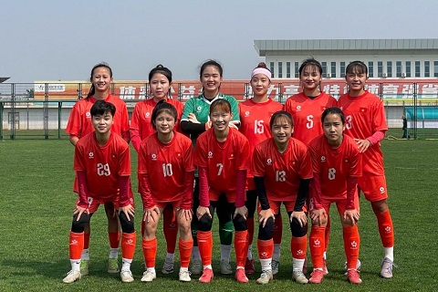 U20 nữ Việt Nam trong chuyến tập huấn ở Trung Quốc 