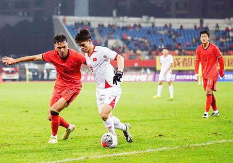 U22/23 Việt Nam tại giải đấu ở Trung Quốc 