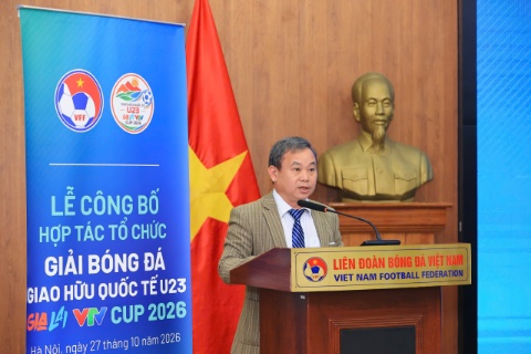 Ông Nguyễn Văn Ý - Phó Giám đốc thay mặt Sở Văn hoá, Thể thao và Du lịch tỉnh Gia Lai phát biểu - Ảnh: Đức Cường