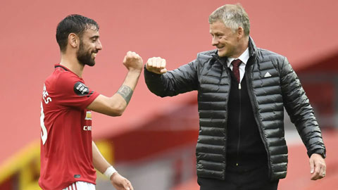 Bruno Fernandes từng là người hùng giúp Solskjaer giữ ghế