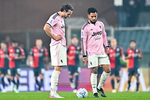 Sự thất vọng của các cầu thủ Juve
