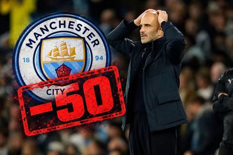 Man City có thể bị trừ tới 50 điểm