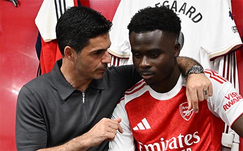 Arsenal của Mikel Arteta bào kiệt sức Bukayo Saka