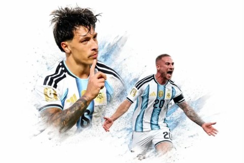 Atletico đang ngắm hai nhà vô địch World Cup 2022 là Lisandro Martinez và Alexis Mac Allister. Ảnh: Gente de Salta