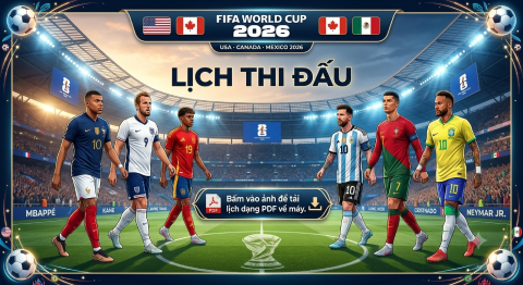 Download lịch thi đấu world cup 2026