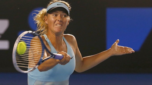 Pha đánh khiến Sharapova bất lực