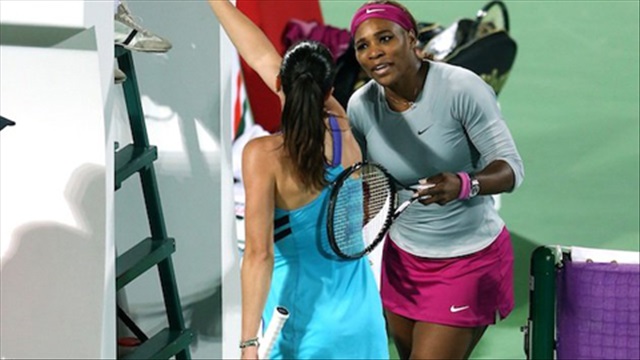 Serena Williams và Jelena Jankovic cãi nhau 