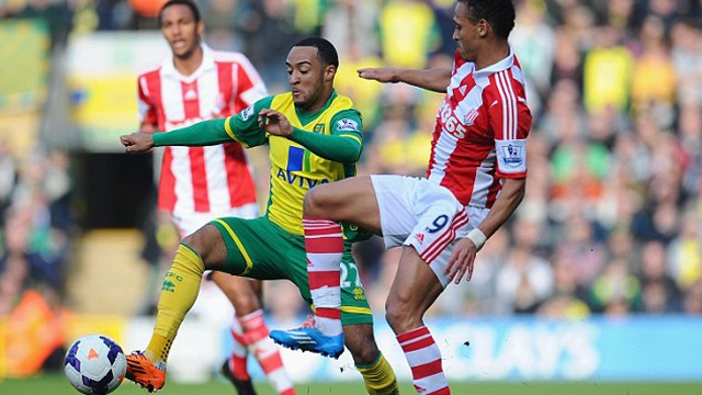 Norwich 1-1 Stoke City (Vòng 29 Premier League 2013/14)