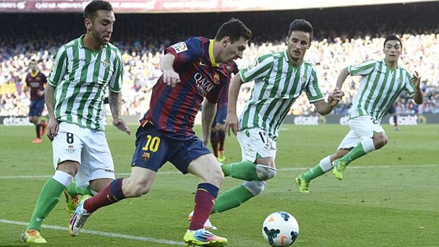 Barcelona 3-1 Real Betis (Vòng 32 La Liga 2013/14)
