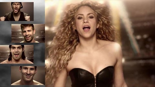 Hàng loạt sao bóng đá xuất hiện trong La La La phiên bản mới của Shakira