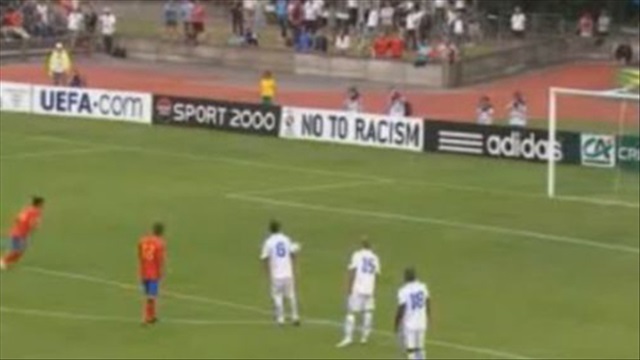 Cú sút penalty quái dị của cầu thủ U19 Tây Ban Nha