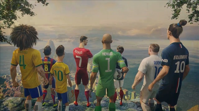 Video hoạt họa cực hay về trận đấu của: Rooney, Ibra, Neymar và Ronaldo