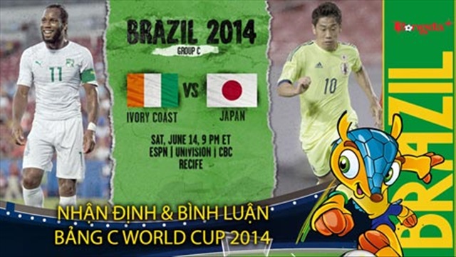 Nhận định và bình luận bảng C World Cup 2014