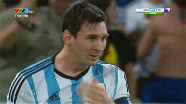 Messi nâng tỷ số lên 2-0 cho Argentina