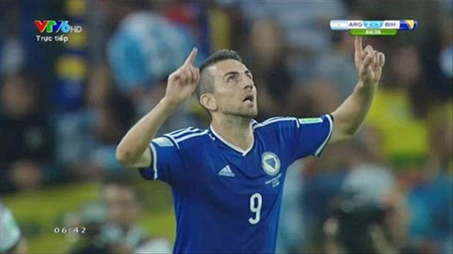 Ibisevic ghi bàn thắng lịch sử cho Bosnia