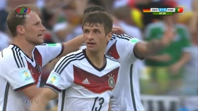 Đức 3-0 BĐN: VÀOOOO!!! Lại là Muller lập công