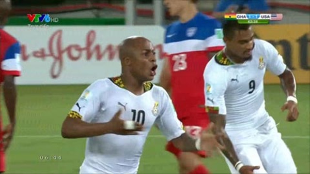  Andre Ayew dứt điểm đẹp mắt san bằng tỷ số (TRỰC TIẾP, Ghana 1-1 Mỹ)