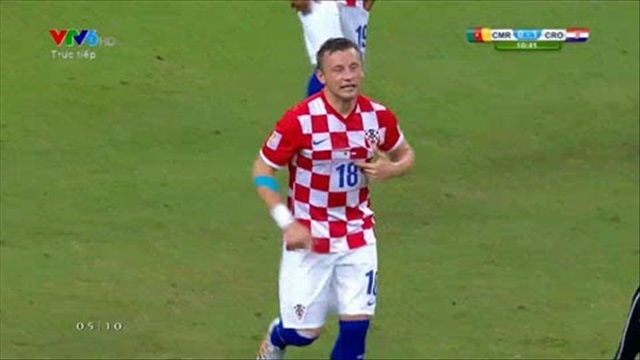 Ivica Olic mở tỷ số cho Croatia
