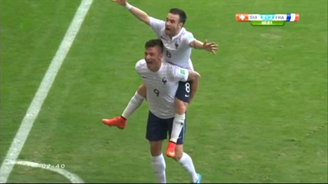 Valbuena tiếp tục xé lưới Thụy Sỹ