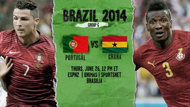 Tương quan lực lượng trận Bồ Đào Nha - Ghana