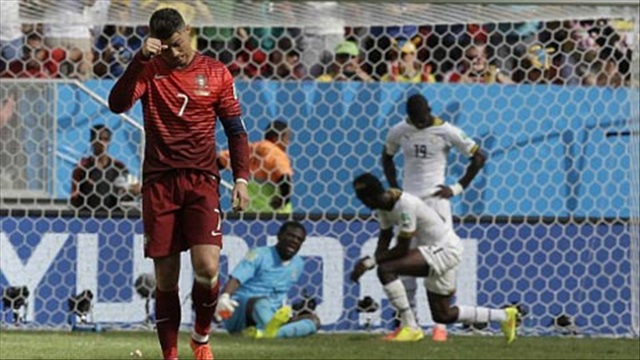 Bồ Đào Nha 2-1 Ghana: Ronaldo ghi bàn, BĐN vẫn phải về nước