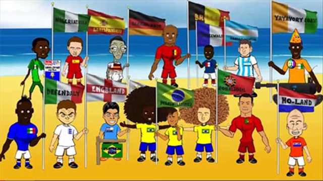 Nhìn lại vòng bảng World Cup 2014 dưới góc nhìn hài hước