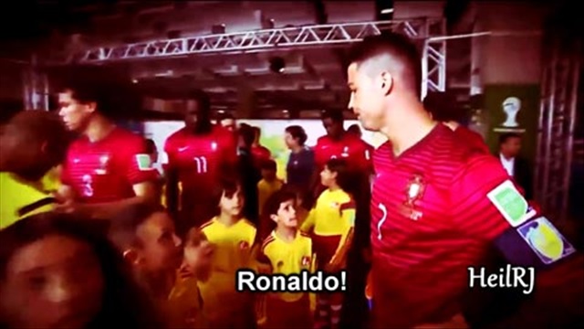 Ronaldo, cháu có thể ôm chú được không?