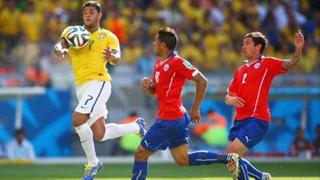 Những hình ảnh đẹp và đáng nhớ nhất trận Brazil - Chile