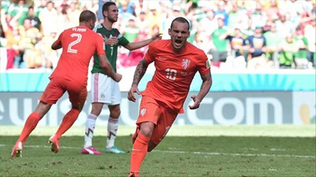 Cú nã đại bác của Sneijder vào lưới Mexico