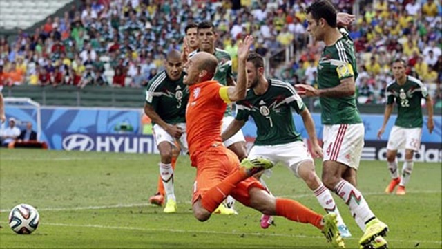 Những khoảnh khắc không thể quên trận Hà Lan - Mexico