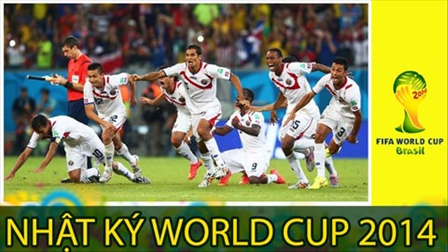 Nhật ký World Cup (30/6): Costa Rica làm nên lịch sử