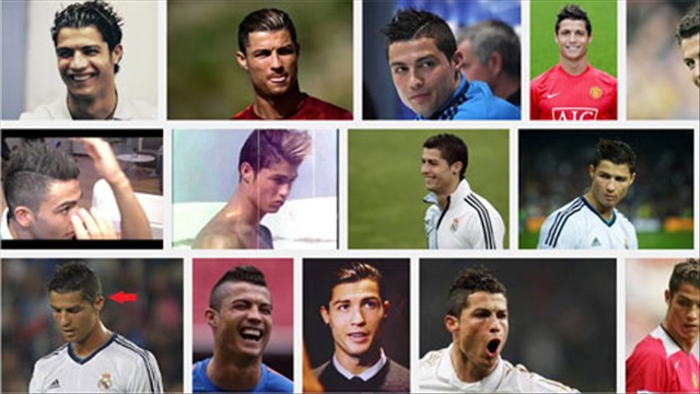 17 kiểu tóc Cris Ronaldo đã từng để