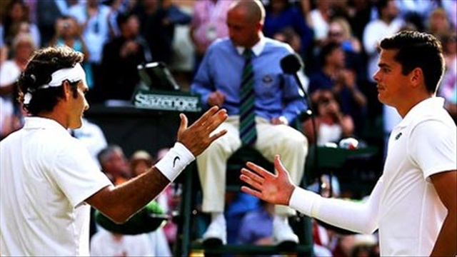 Đả bại Raonic, Federer ghi tên ở chung kết Wimbledon 2014