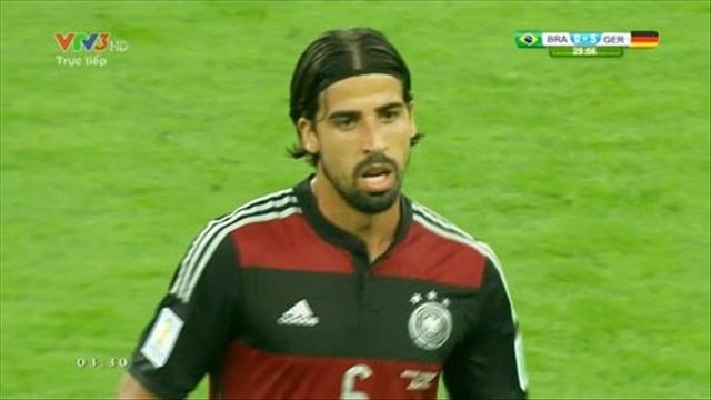 Brazil - Đức: VÀO!!! Lần này là Khedira nâng tỷ số lên 5-0